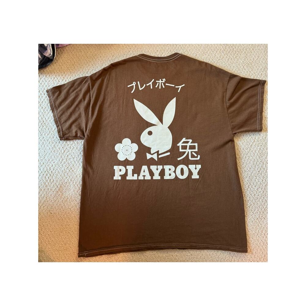 NWOT Tillys Playboy Floral Bunny Tee